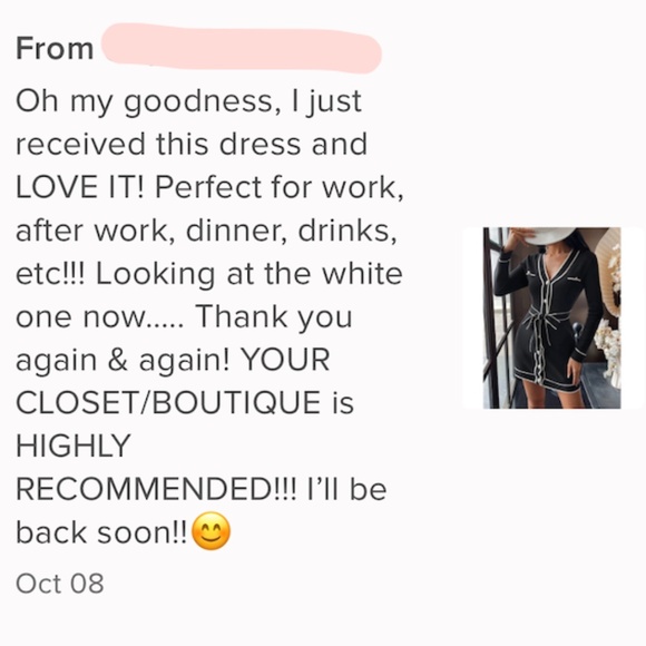 Beige Knit Belted Dress Long Sleeve, Button Through Contrast Black Piping Trim - Picture 8 of 11